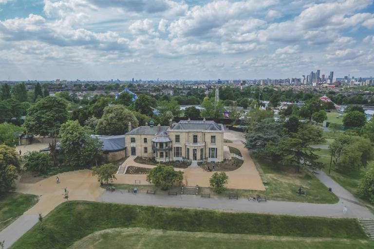 Brockwell Hall Aerial View