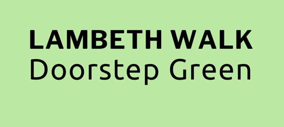 Lambeth Walk Doorstep Green