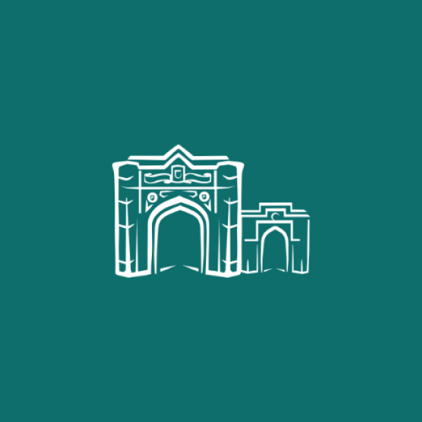 Icon with outline of West Norwood Cemetery Arch