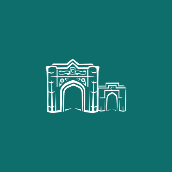 Icon with outline of West Norwood Cemetery Arch 