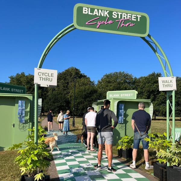 blank street coffee brand activation